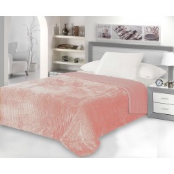 NARZUTA-KOC 160X200 CAPRI CIEMNY RÓŻ-PUDROWY RÓŻ