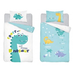 KOMPLET POŚCIELI DZIECIĘCEJ BAWEŁNA 100X135+40X60 NR 3953 A