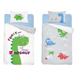 KOMPLET POŚCIELI DZIECIĘCEJ BAWEŁNA 100X135+40X60 NR 3953 B
