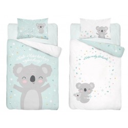 KOMPLET POŚCIELI DZIECIĘCEJ BAWEŁNA 100X135+40X60 NR 3955 A