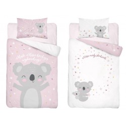 KOMPLET POŚCIELI DZIECIĘCEJ BAWEŁNA 100X135+40X60 NR 3955 B