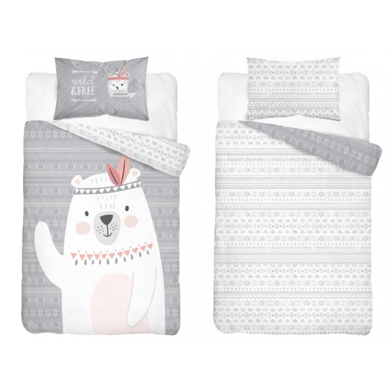 KOMPLET POŚCIELI DZIECIĘCEJ BAWEŁNA...