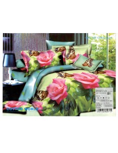 KOMPLET POŚCIELI 3D 200X220 FSP 0508