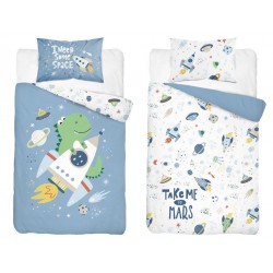 KOMPLET POŚCIELI DZIECIĘCEJ BAWEŁNA 100X135+40X60 NR 4279 A