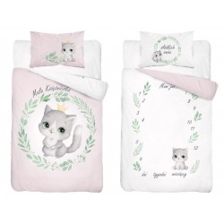 KOMPLET POŚCIELI DZIECIĘCEJ BAWEŁNA 100X135+40X60 NR 4282 A