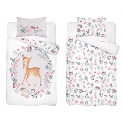 KOMPLET POŚCIELI DZIECIĘCEJ BAWEŁNA 100X135+40X60 NR 4286 B