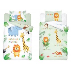 KOMPLET POŚCIELI DZIECIĘCEJ BAWEŁNA 100X135+40X60 NR 4287 A