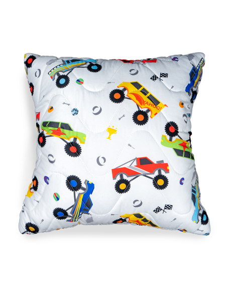 PODUSZKA DLA DZIECI 2W1 MONSTER TRUCK-ANTYALERGICZNA