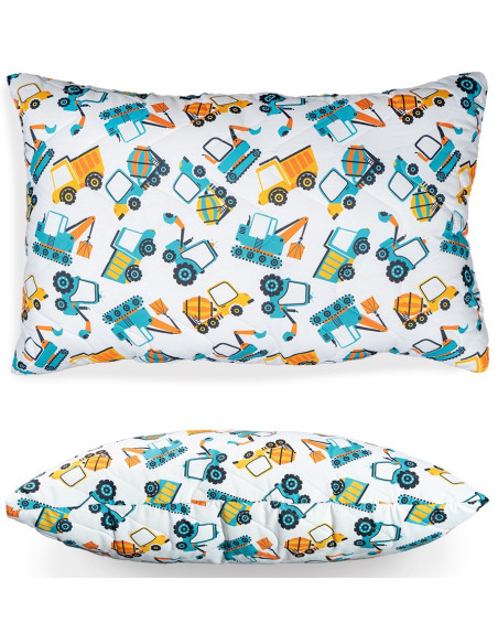 PODUSZKA DLA DZIECI KOPARKI 2W1-ANTYALERGICZNA