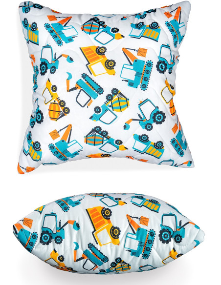 PODUSZKA DLA DZIECI KOPARKI 2W1-ANTYALERGICZNA