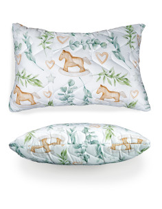 PODUSZKA DLA DZIECKA KONIKI 2W1-ANTYALERGICZNA 2