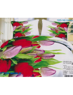 Pościel Mikrofibra 3D 200x220+2x70x80-Certyfikat Wysoka... 2