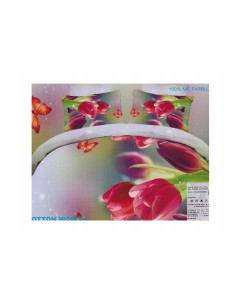 Pościel Mikrofibra 3D 200x220+2x70x80-Certyfikat Wysoka...