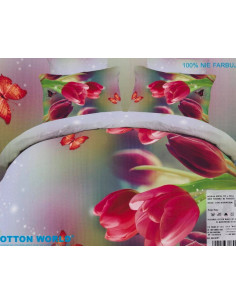 Pościel Mikrofibra 3D 200x220+2x70x80-Certyfikat Wysoka... 2