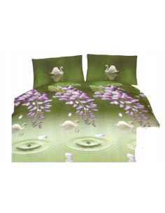 Pościel Mikrofibra 3D 200x220+2x70x80-Certyfikat Wysoka...