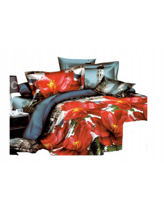 Pościel Mikrofibra 3D 200x220+2x70x80-Certyfikat Wysoka...