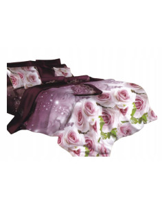 Pościel Mikrofibra 3D 200x220+2x70x80-Certyfikat Wysoka...