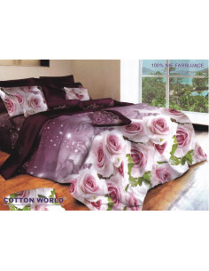 Pościel Mikrofibra 3D 200x220+2x70x80-Certyfikat Wysoka... 2