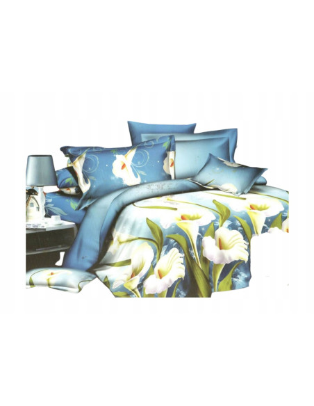 Pościel Mikrofibra 3D 200x220+2x70x80-Certyfikat Wysoka Jakość