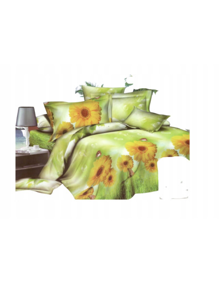 Pościel Mikrofibra 3D 200x220+2x70x80-Certyfikat Wysoka Jakość