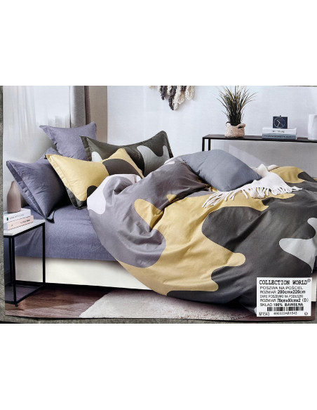 Pościel COLLECTION WORLD 200X220+2X 70X80-100% BAWEŁNA