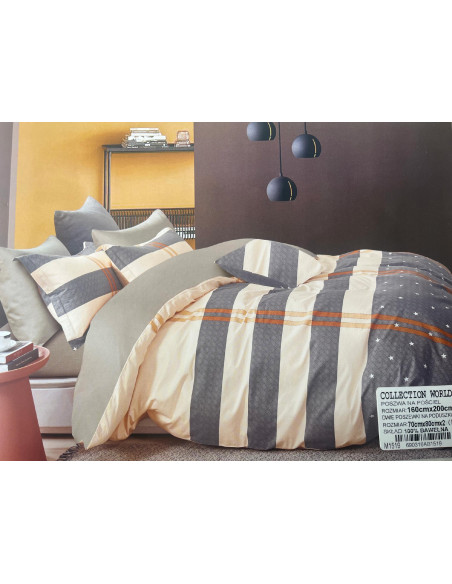 Pościel COLLECTION WORLD 160X200+2X 70X80-100% BAWEŁNA