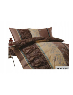 KOMPLET POSĆIELI ELWAY 160X200+70x80CM SATYNA-BAWEŁNA...