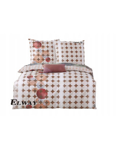 KOMPLET POSĆIELI ELWAY 160X200+70x80CM SATYNA-BAWEŁNA...