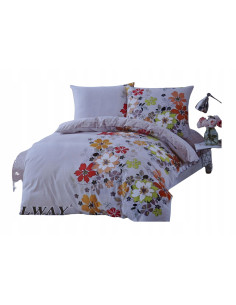 KOMPLET POSĆIELI ELWAY 160X200+70x80CM SATYNA-BAWEŁNA...