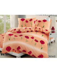 KOMPLET POSĆIELI ELWAY 160X200+70x80CM SATYNA-BAWEŁNA... 2