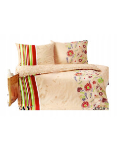 KOMPLET POSĆIELI ELWAY 160X200+70x80CM SATYNA-BAWEŁNA...