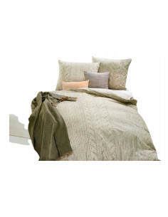 KOMPLET POSĆIELI ELWAY 160X200+70x80CM SATYNA-BAWEŁNA...