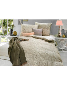 KOMPLET POSĆIELI ELWAY 160X200+70x80CM SATYNA-BAWEŁNA... 2