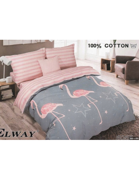 POŚCIEL ELWAY 200X220CM SATYNA-BAWEŁNA 100%-NAJWYŻSZA JAKOŚĆ