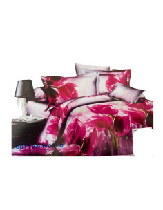 Pościel Mikrofibra 3D 200x220+2x70x80-Certyfikat Wysoka...