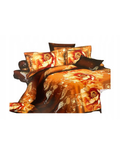 Pościel Mikrofibra 3D 200x220+2x70x80-Certyfikat Wysoka...