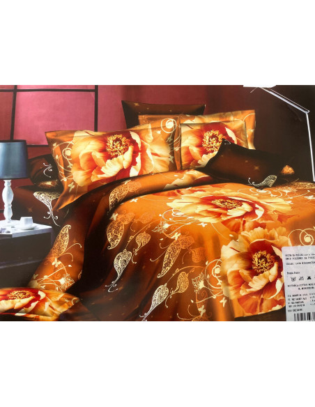 Pościel Mikrofibra 3D 200x220+2x70x80-Certyfikat Wysoka Jakość