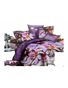 Pościel Mikrofibra 3D 200x220+2x70x80-Certyfikat Wysoka...