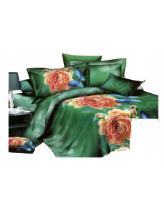 Pościel Mikrofibra 3D 200x220+2x70x80-Certyfikat Wysoka...