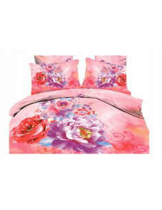 Pościel Mikrofibra 3D 200x220+2x70x80-Certyfikat Wysoka...