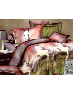 Pościel Mikrofibra 3D 200x220+2x70x80-Certyfikat Wysoka... 2