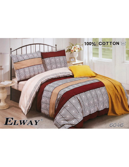 POŚCIEL ELWAY 200X220CM SATYNA-BAWEŁNA 100%-NAJWYŻSZA JAKOŚĆ