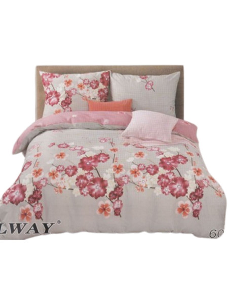 POŚCIEL ELWAY 200X220CM SATYNA-BAWEŁNA 100%-NAJWYŻSZA JAKOŚĆ