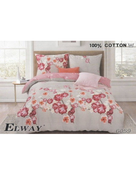 POŚCIEL ELWAY 200X220CM SATYNA-BAWEŁNA 100%-NAJWYŻSZA JAKOŚĆ