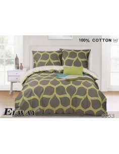 POŚCIEL ELWAY 200X220CM SATYNA-BAWEŁNA 100%-NAJWYŻSZA JAKOŚĆ 2