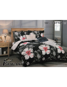 POŚCIEL ELWAY 200X220CM SATYNA-BAWEŁNA 100%-NAJWYŻSZA JAKOŚĆ 2