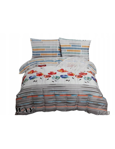 POŚCIEL ELWAY 200X220CM SATYNA-BAWEŁNA...