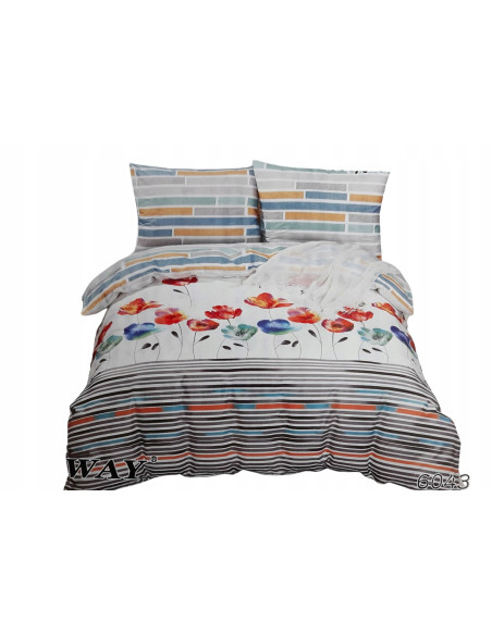 POŚCIEL ELWAY 200X220CM SATYNA-BAWEŁNA 100%-NAJWYŻSZA JAKOŚĆ