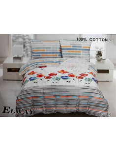 POŚCIEL ELWAY 200X220CM SATYNA-BAWEŁNA 100%-NAJWYŻSZA JAKOŚĆ 2