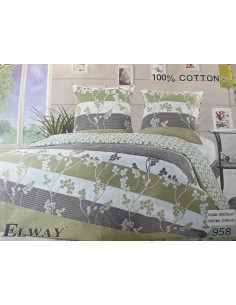 POŚCIEL ELWAY 200X220CM SATYNA-BAWEŁNA 100%-NAJWYŻSZA JAKOŚĆ 2